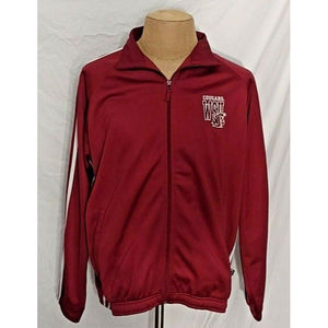 Washington State Cougars Track Warmup Holloway Jacket Size L Full Zip Drawstring